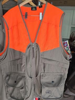 RedHead Hunting/bird Vest in Orange and Tan